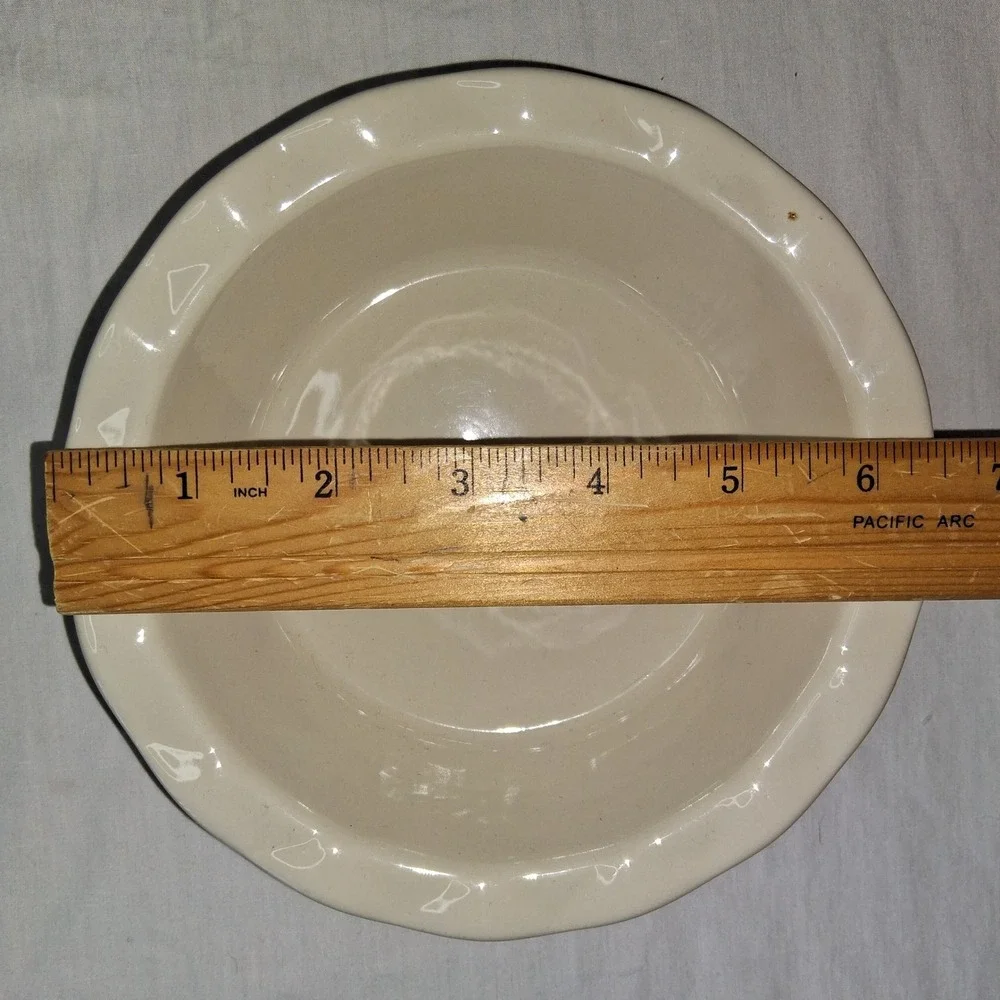 Good Cook Red Ceramic Pie Plate Dish‎ Scalloped Edge 5.5 Inch Oven Safe